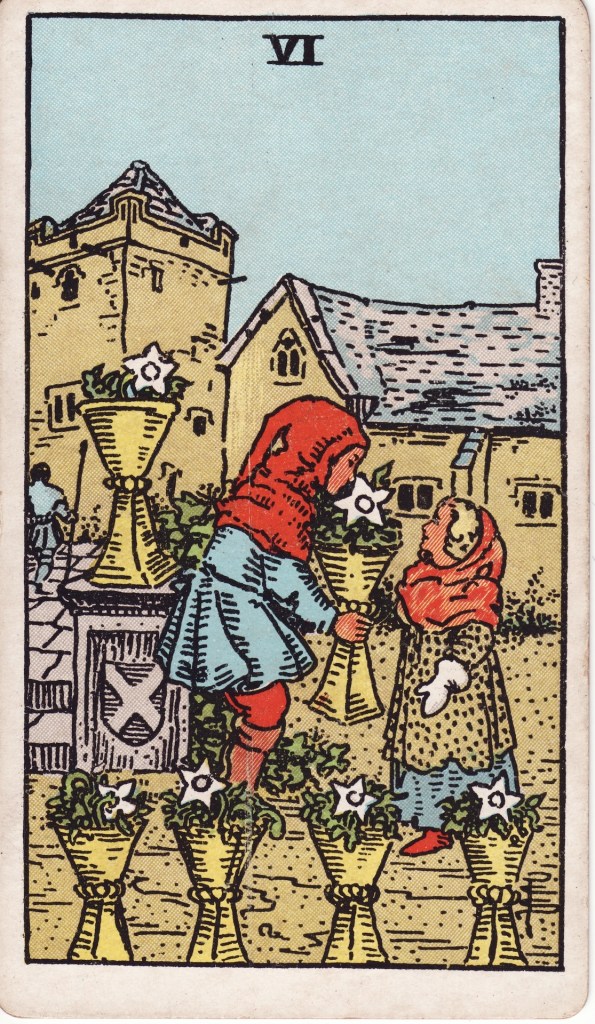 six of cups tarot card