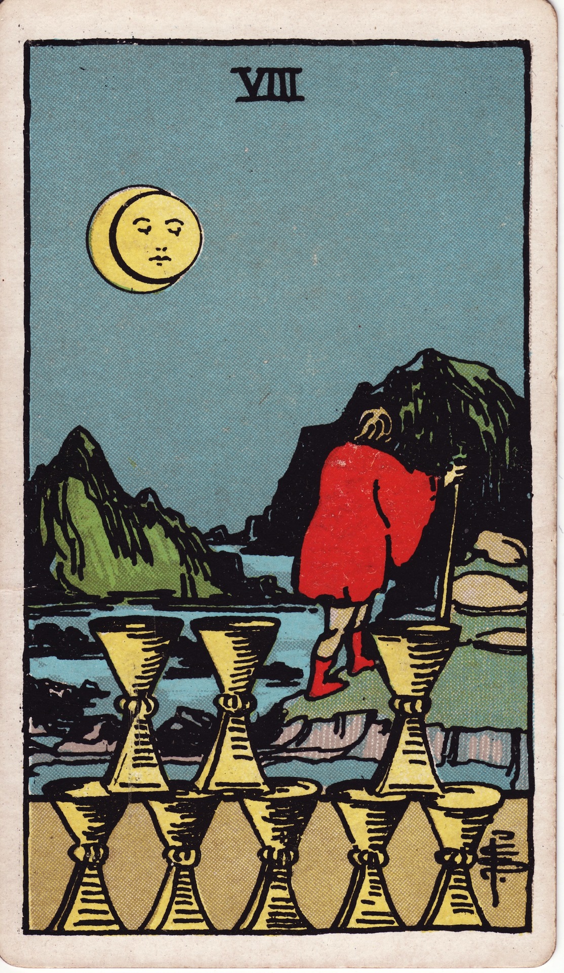 eight of cups tarot card