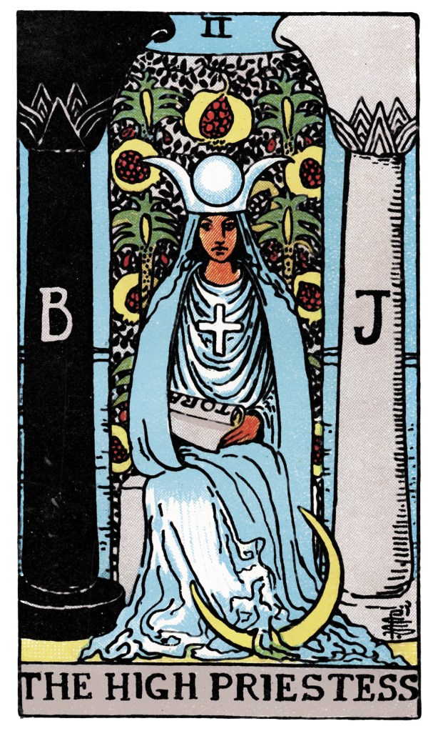 the high priestess tarot card