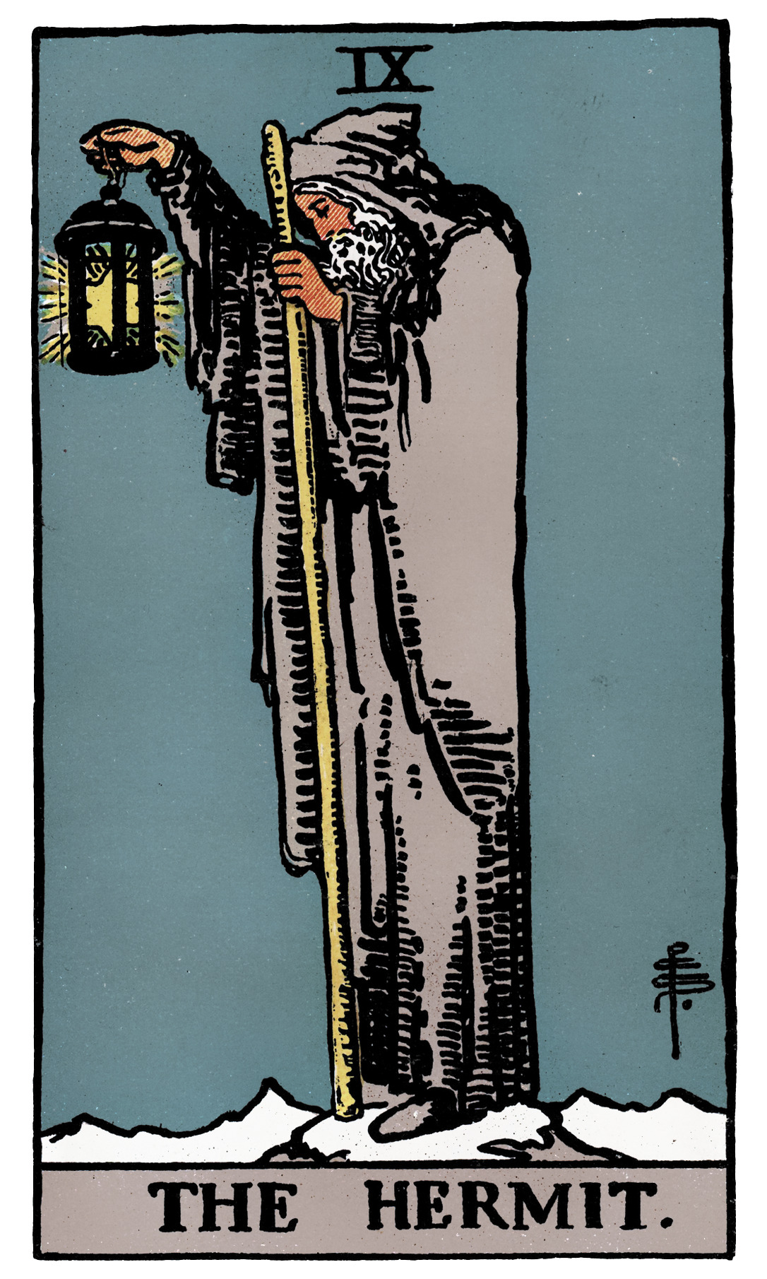 the hermit tarot card