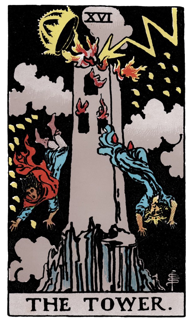 the tower tarot card